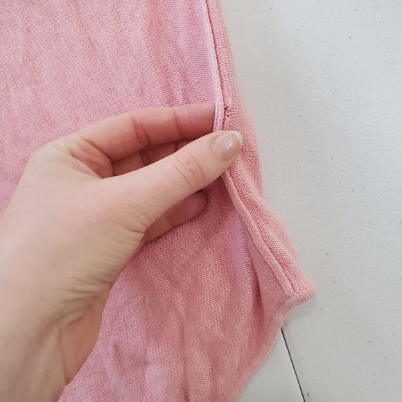 Intimately Free People Bodysuit Womens Medium Pink Lace Mock Neck Cottagecore - Picture 6 of 10